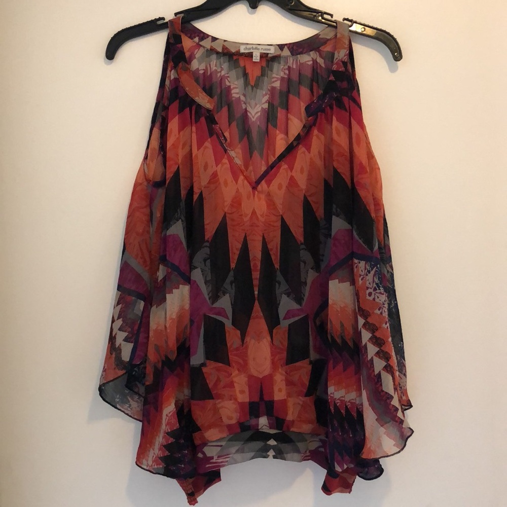 Charlotte Russe Aztec Design Top